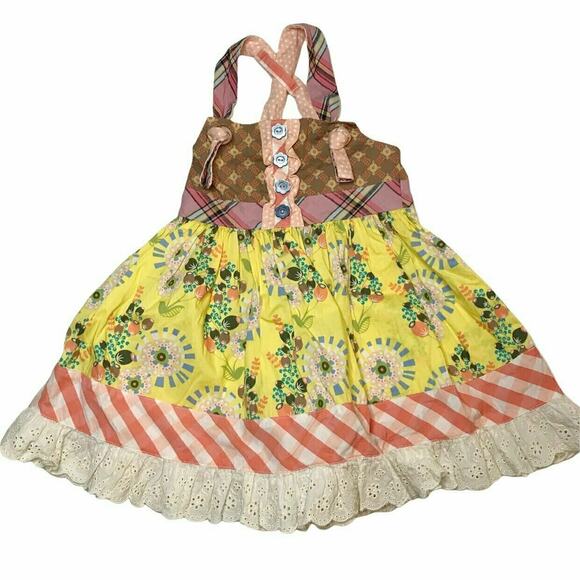 Matilda Jane Happy and Free Confectionary Knot Dress 2Y - Picture 1 of 5